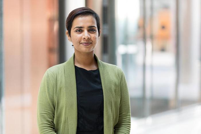 Photo of MRes student Aardra Chandra Mouli