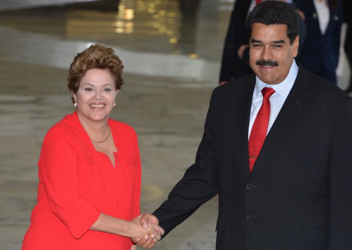 Dilma Rousseff and Nicolas Maduro - 2013