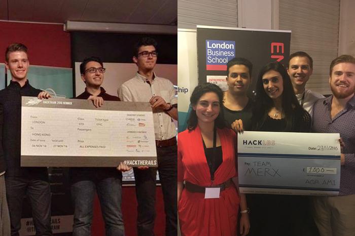 MSc Technlogy Entrepreneurship students have won two separate Hackathons