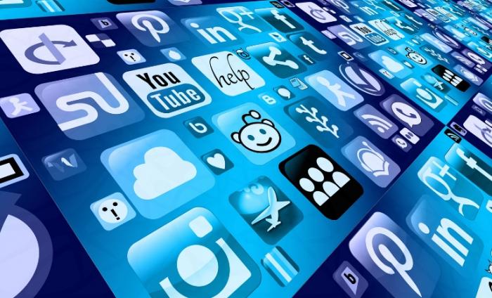 Image of various social media platform logos