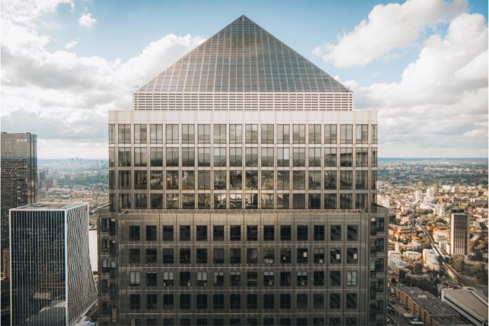 Image shows One Canada Square