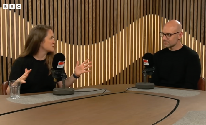Professor Anthony Klotz and Financial Times columnist Sarah O'Connor in discussion on The Global Story 