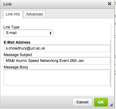 email link